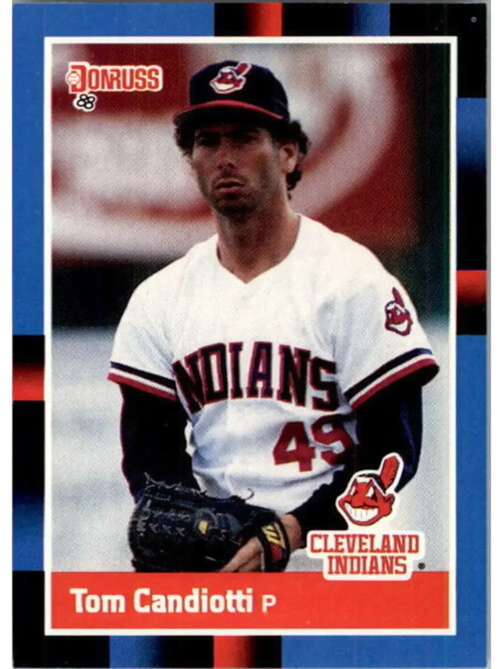 1988 Tom Candiotti Donruss Baseball Card #377